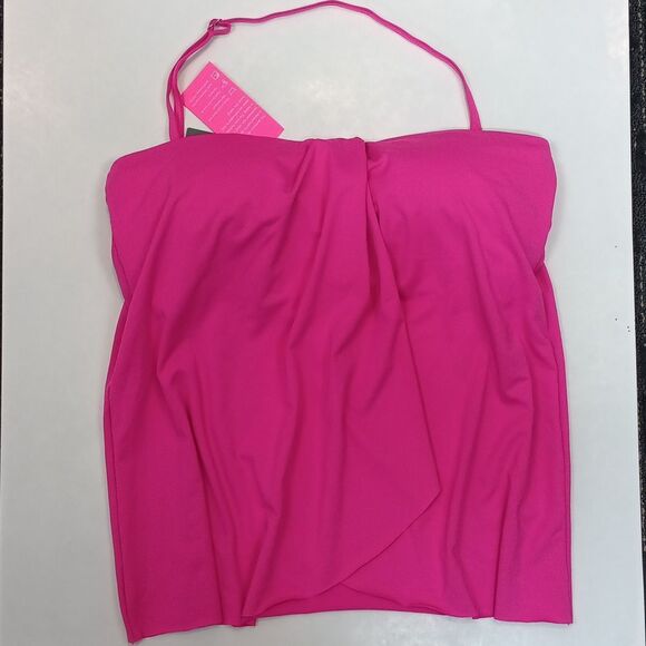 Tempt Me Two Piece Hot Pink Women's High Waist Bottom sz M - Picture 7 of 13